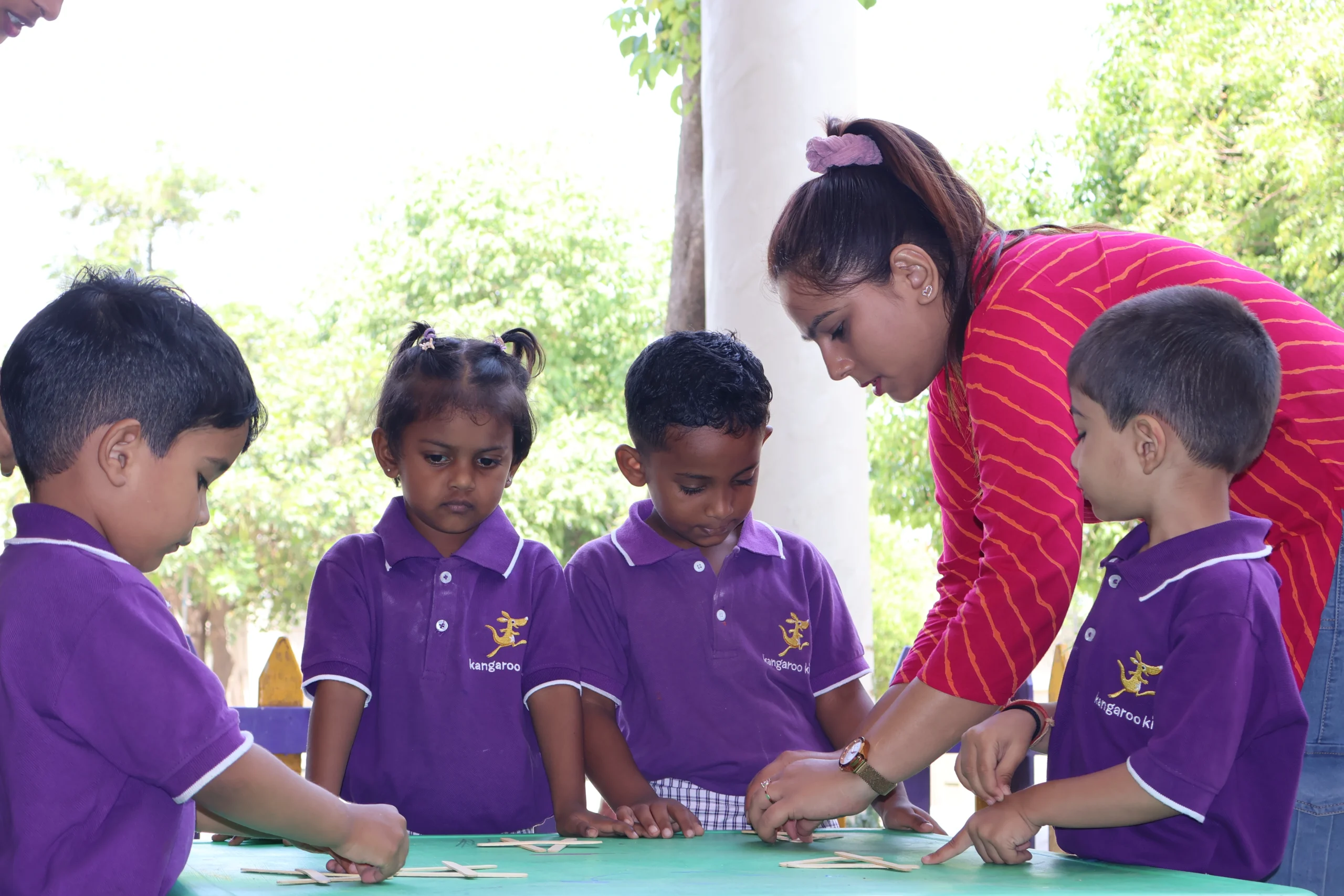 Maria Montessori’s principles of using their senses & incorporating materials to facilitate learning